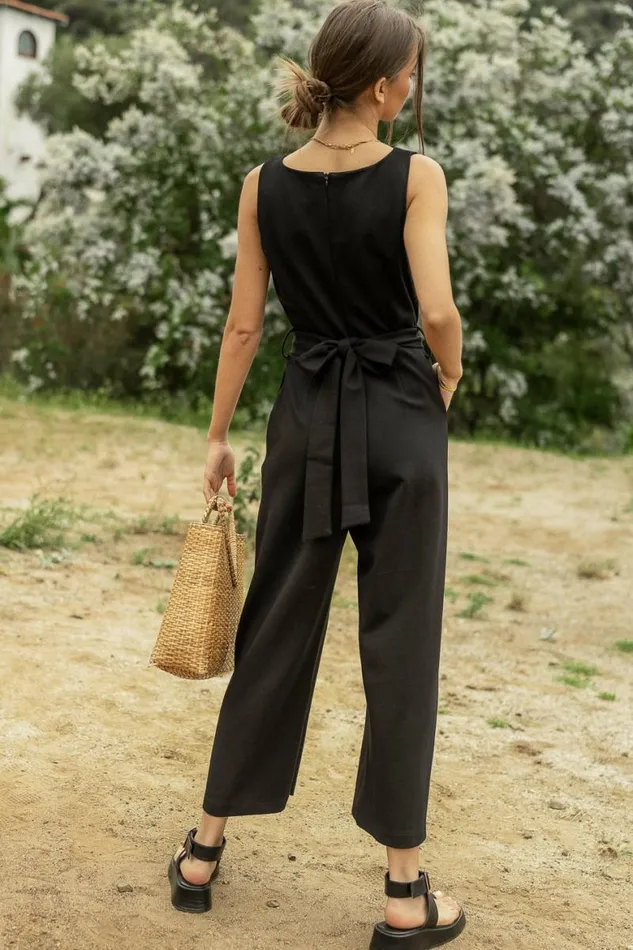 June Jumpsuit Black Women Bohme Jumpsuits and Overalls