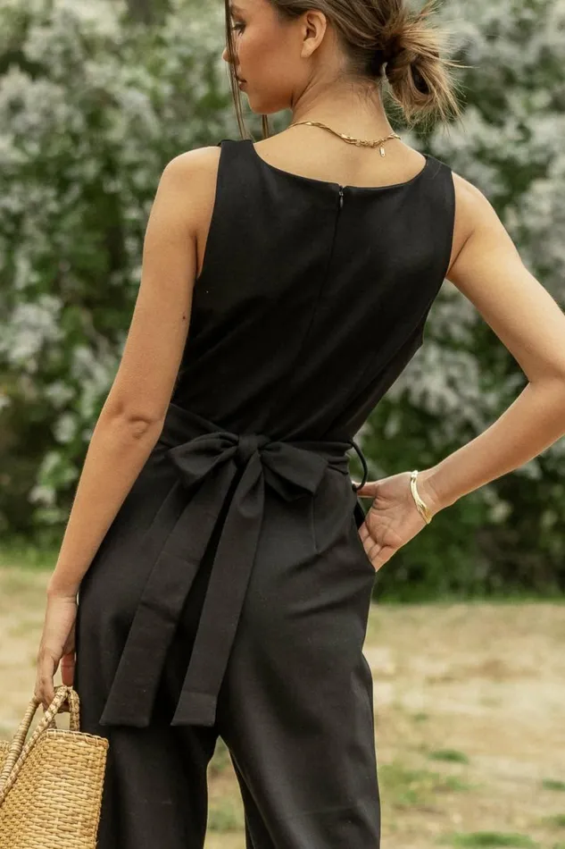 June Jumpsuit Black Women Bohme Jumpsuits and Overalls