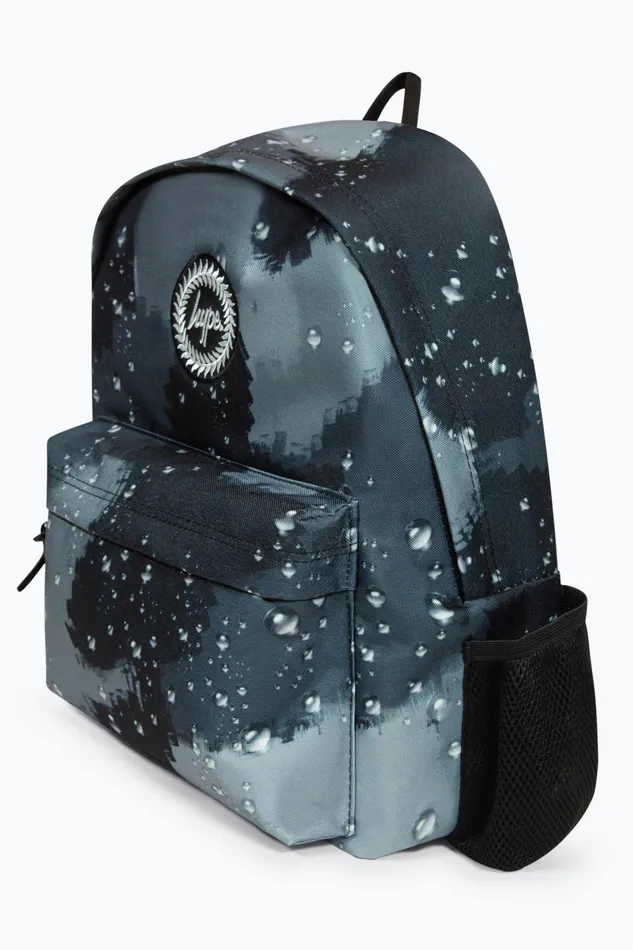 Just Hype Backpacks Hype Unisex Iconic Black Raindrop Camo Backpack