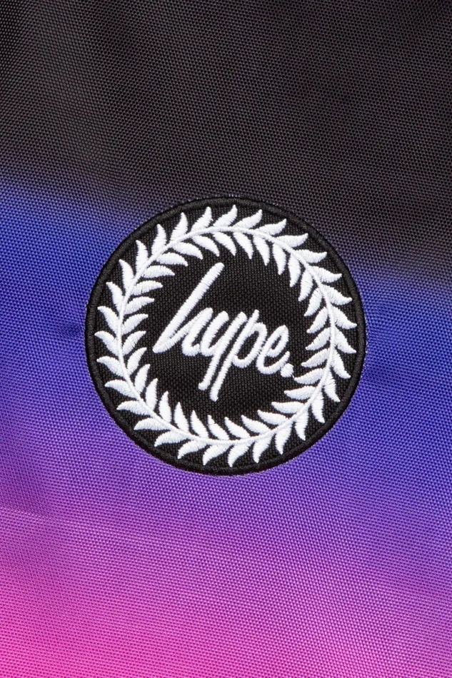 Just Hype Drawstring Bags Hype Black Pink and Purple Gradient Drawstring Bag