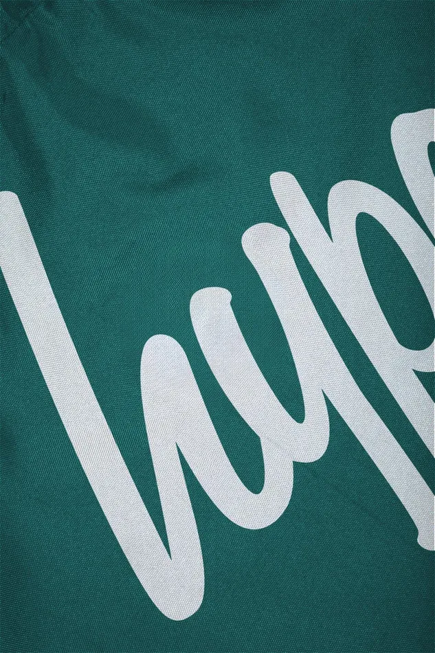 Just Hype Drawstring Bags Hype Unisex Teal Script Drawstring Bag Just Hype Drawstring Bags Hype Unisex Teal Script Drawstring Bag