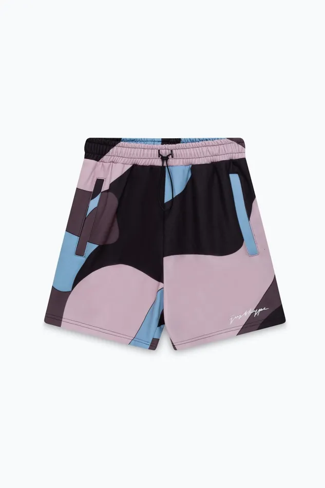 Just Hype Swimwear and Shorts Hype Boys Multi Squiggle Camo Shorts