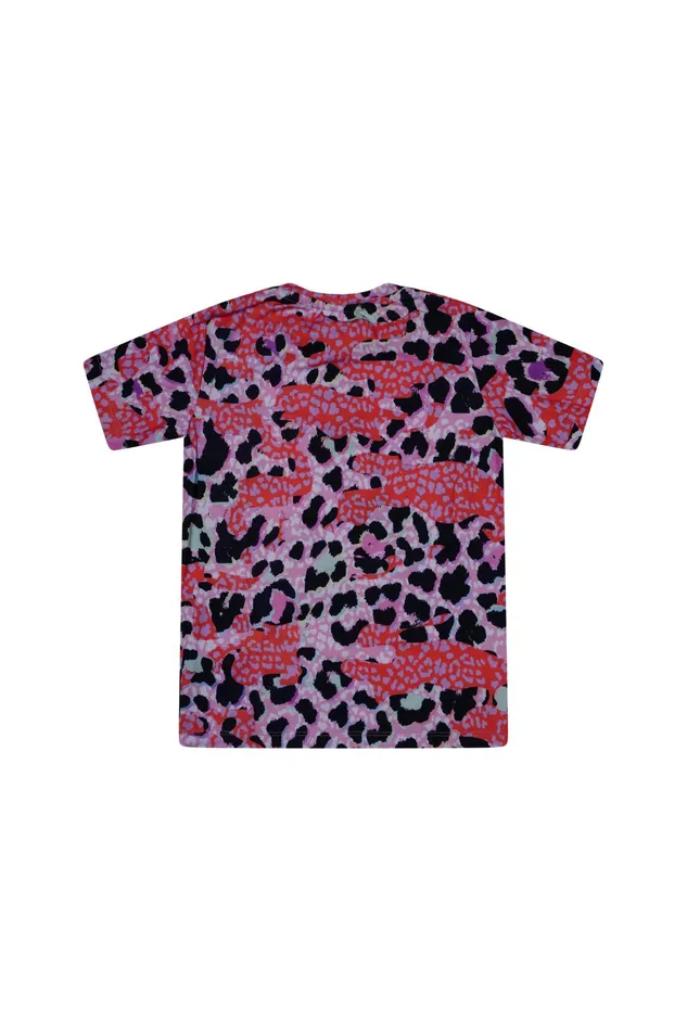 Just Hype TShirts Hype Leopard Camo Girls TShirt