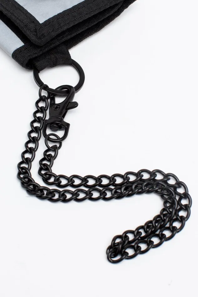 Just Hype Wallets Hype 3M Reflective Chain Wallet
