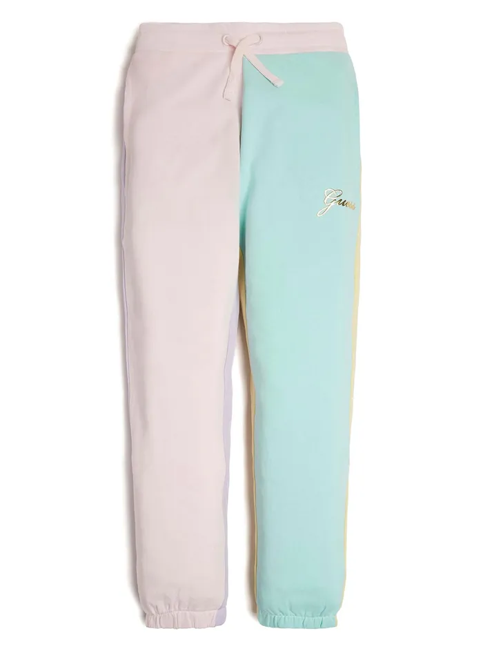 Kids Big Girl GUESS Multicolour Logo Active Pants 816