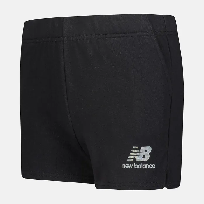Kids Essential Fleece Short Black New Balance Bottoms