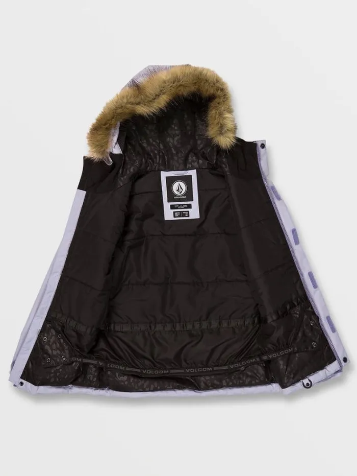 Kids Jackets Volcom So Minty Insulated Jacket 8211 Lilac Ash