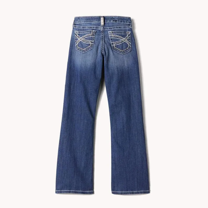 Kids Jeans Ariat Entwined Boot Cut Jean Dresden