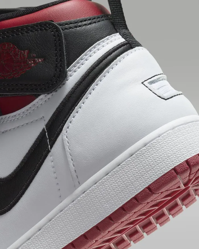 Kids Nike Jordan Air Jordan 1 Hi FlyEase Whitegym Redwhiteblack