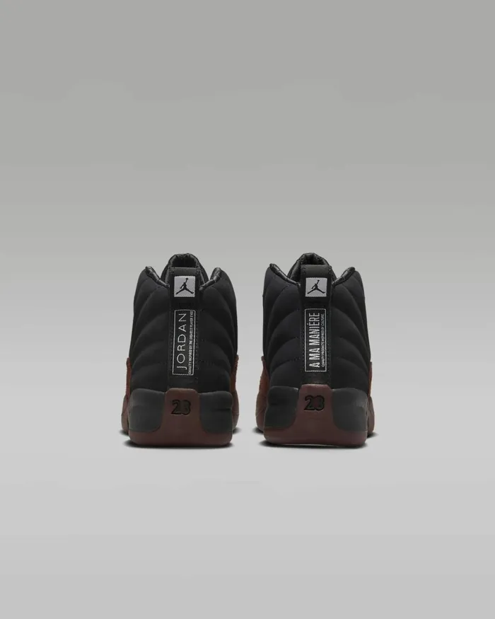 Kids Nike Jordan Jordan 12 X A Ma Manire Blackburgundy Crushblack