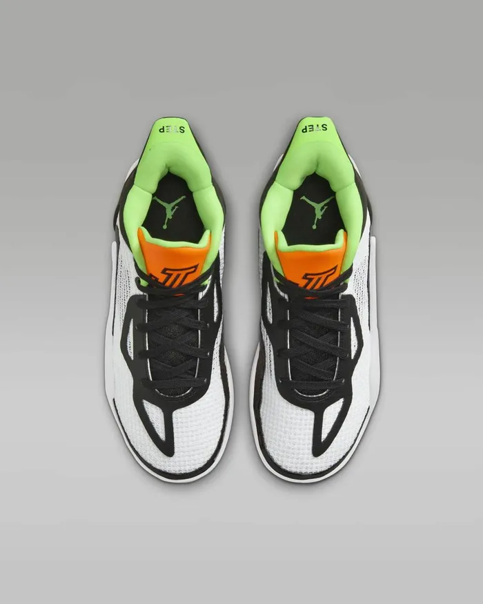 Kids Nike Jordan Tatum 1 Whiteblackgreen Striketotal Orange