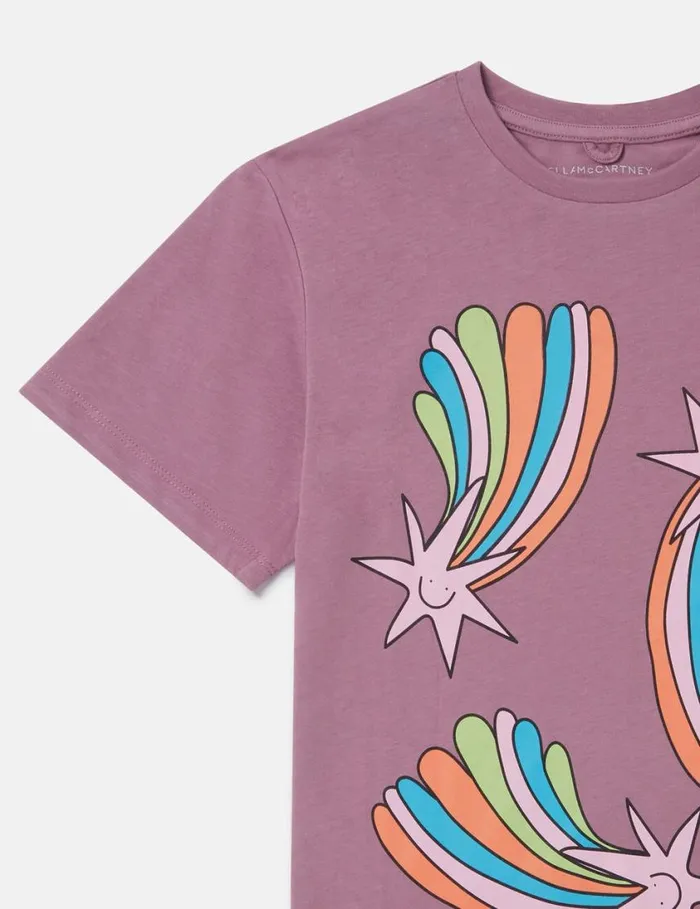 Kids Shooting Stars Graphic TShirt Purple Stella McCartney TShirts And Tops Kids Shooting Stars Graphic TShirt Purple Stella McCartney TShirts And Tops
