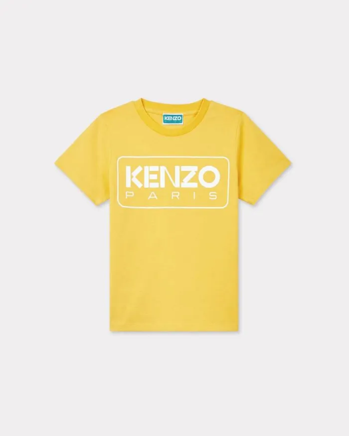 Kids Shortsleeved Cotton Tshirt Honey Kenzo Tshirts And Sweatshirts