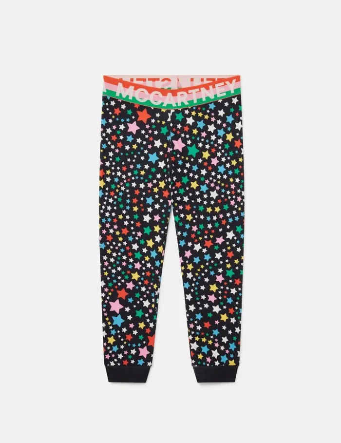 Kids Star Pattern Leggings Multicolour Stella McCartney Pants and Shorts