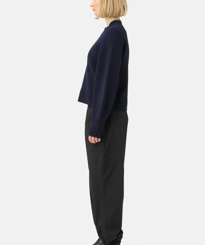 Knit Blouse 8211 Dark Indigo Clothing Ilse Jacobsen Shirts And Blouses Knit Blouse 8211 Dark Indigo Clothing Ilse Jacobsen Shirts And Blouses