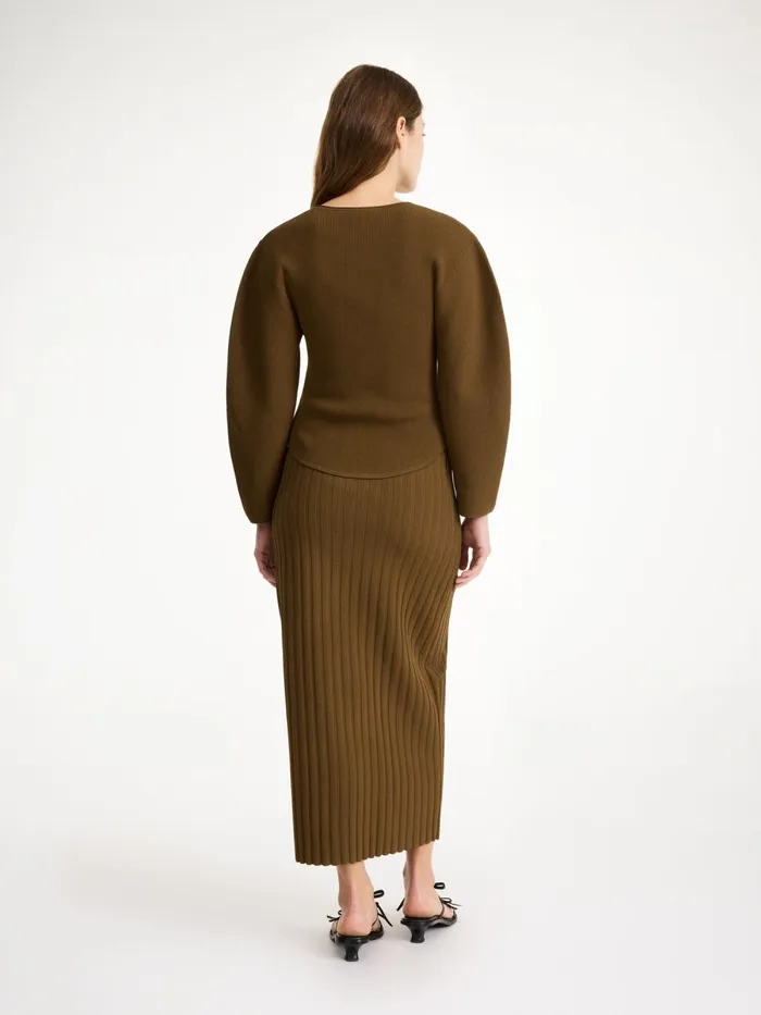 Knitwear Women By Malene Birger Francinas Sweater Shitake Knitwear Women By Malene Birger Francinas Sweater Shitake