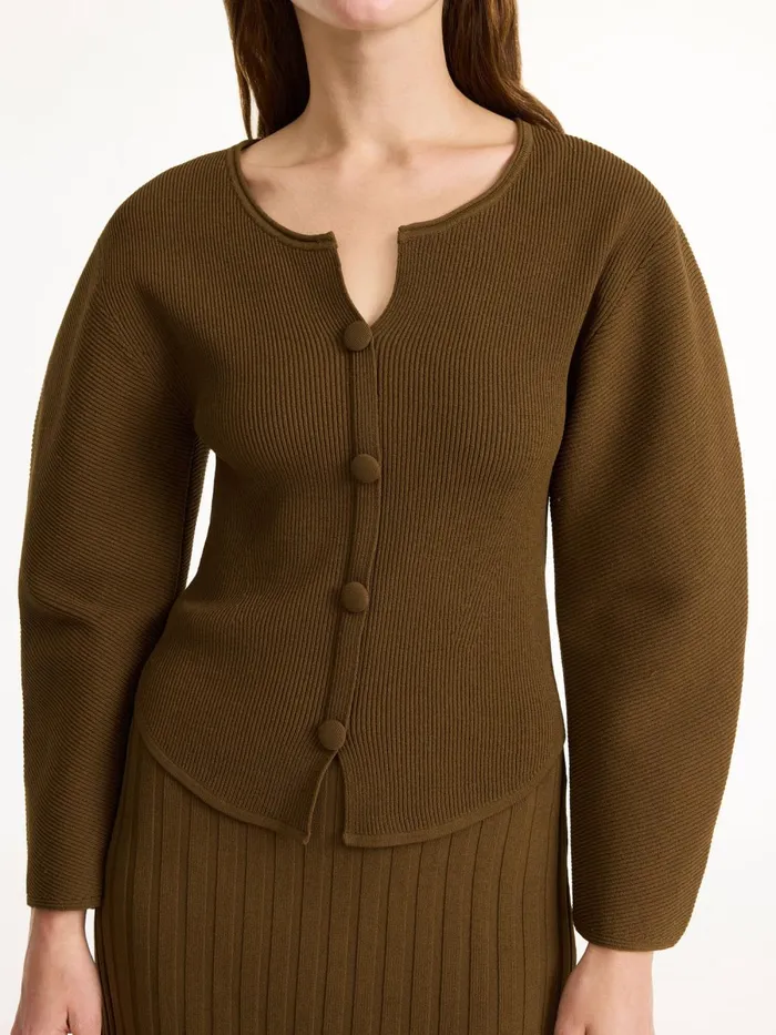 Knitwear Women By Malene Birger Francinas Sweater Shitake Knitwear Women By Malene Birger Francinas Sweater Shitake