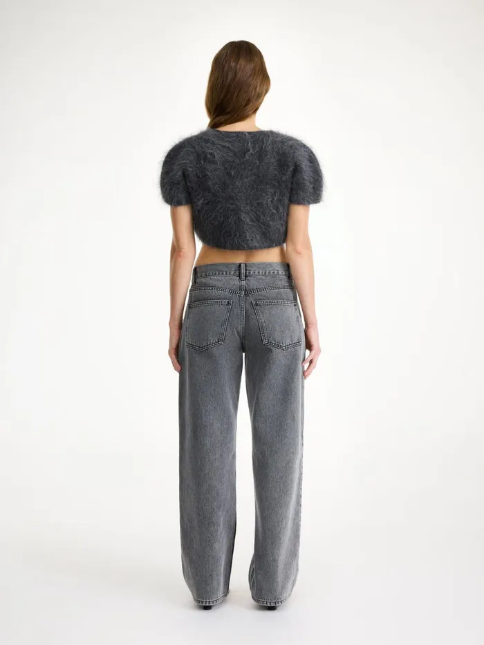 Knitwear Women By Malene Birger Zhara Top Jet Grey Knitwear Women By Malene Birger Zhara Top Jet Grey