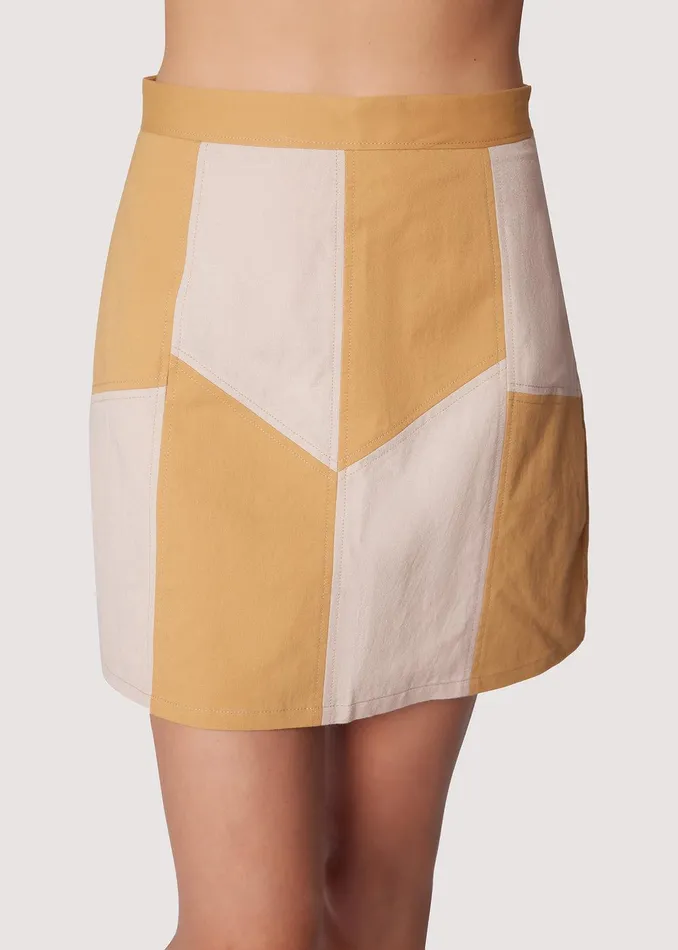 La Crme Mini Skirt Creamsand Women Lost Wander Skirts