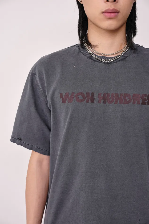 LA STAGGERED 8211 Washed Black Women Tops and Tshirts Wonhundred