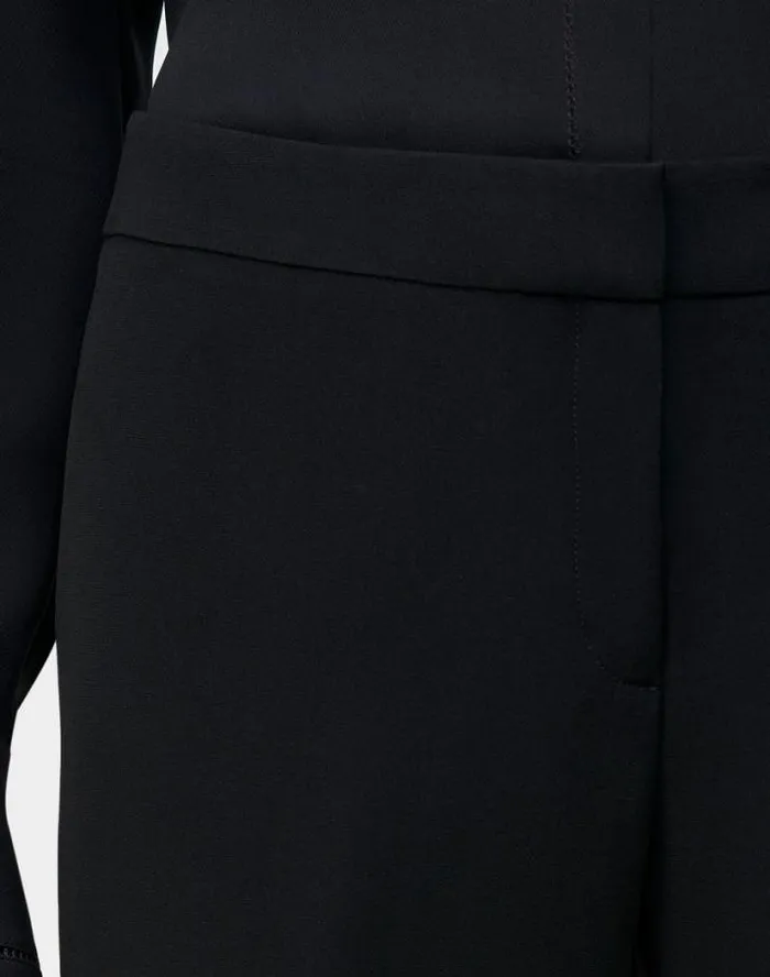 Lafayette 148 New York Finesse Crepe Barrow Pant Cloud Ready To Wear Pants and Shorts