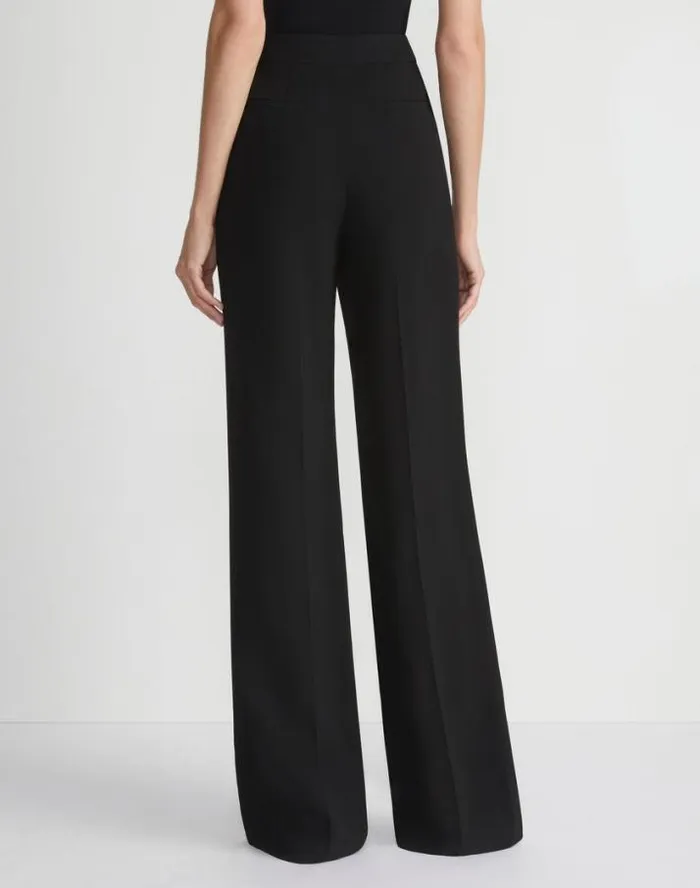Lafayette 148 New York Finesse Crepe Dalton Pant Black Ready To Wear Pants and Shorts