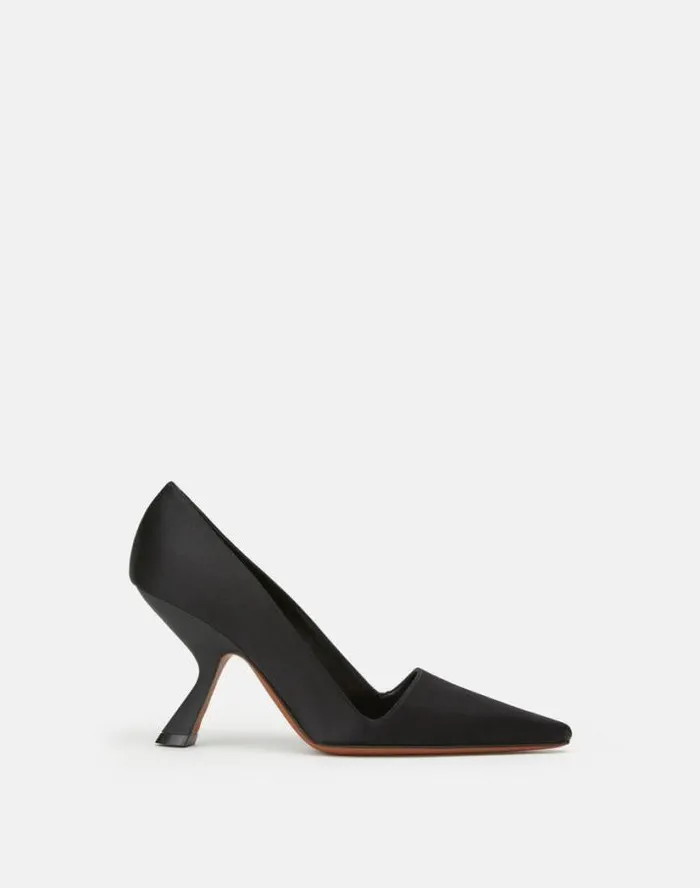 Lafayette 148 New York Satin Pump Black Ready To WearShoes Heels
