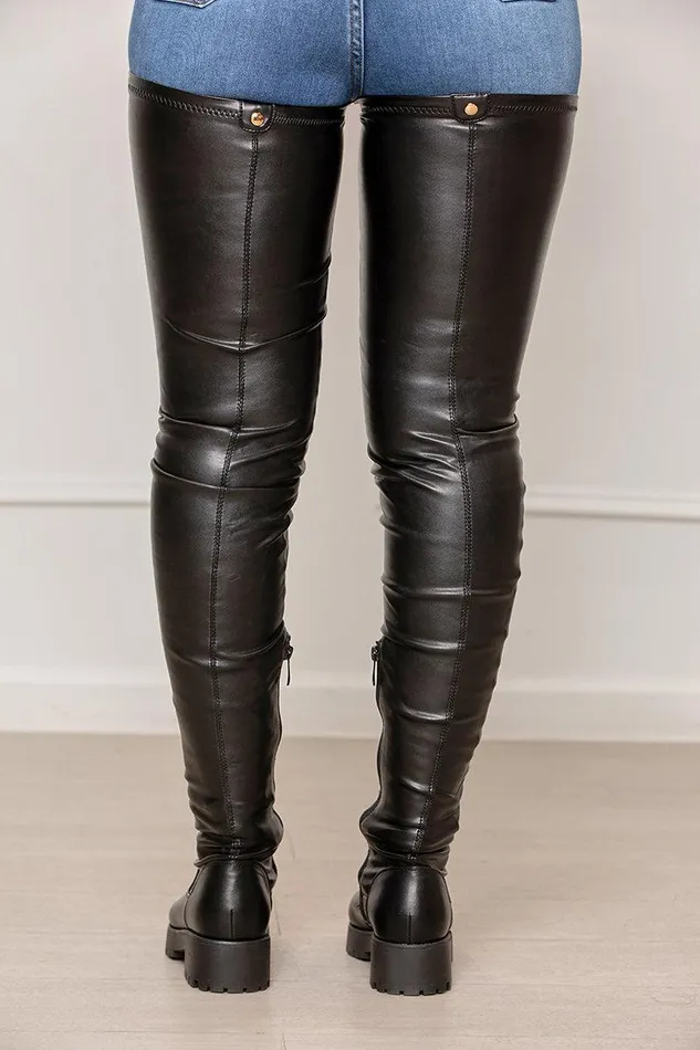 Lilly039s Kloset Boots Women Surgical Proceed Thigh High Stretch Boots FINAL SALE