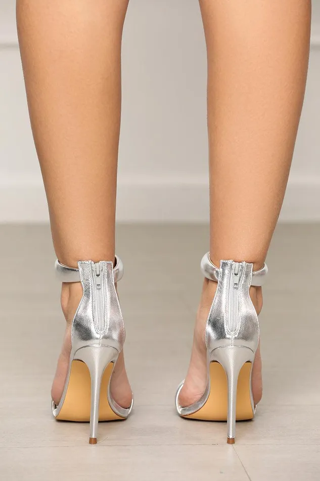 Lilly039s Kloset Heels Women Tisha Strappy Heels Silver