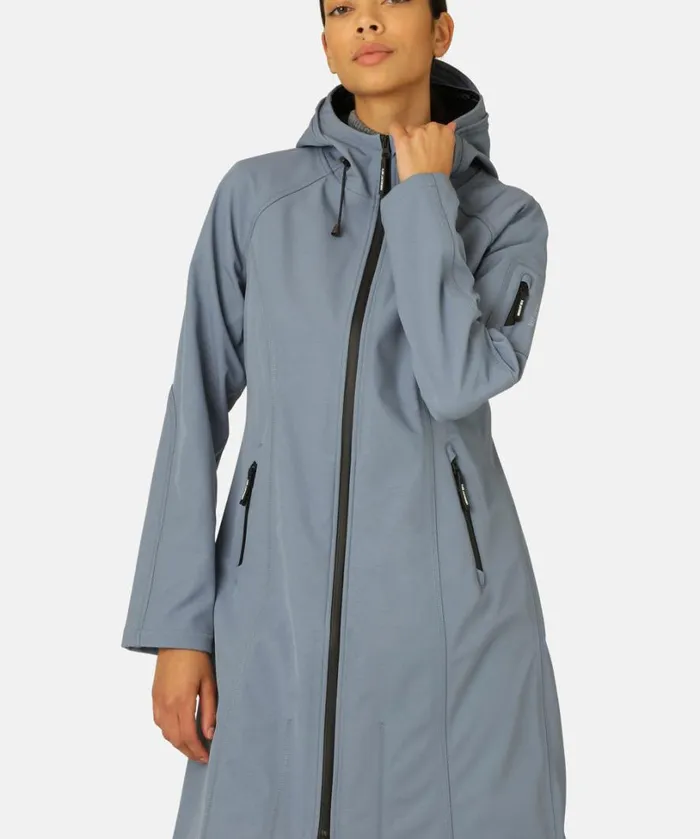 Long Soft Shell Raincoat 8211 Winter Ocean Rainwear Ilse Jacobsen Raincoats
