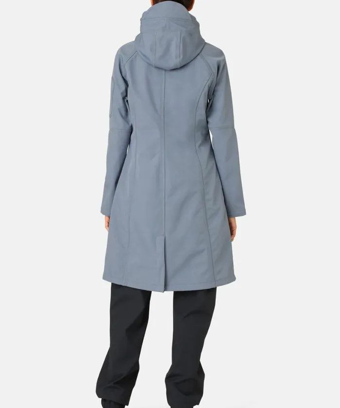 Long Soft Shell Raincoat 8211 Winter Ocean Rainwear Ilse Jacobsen Raincoats