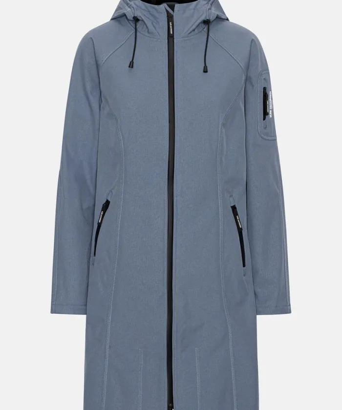 Long Soft Shell Raincoat 8211 Winter Ocean Rainwear Ilse Jacobsen Raincoats