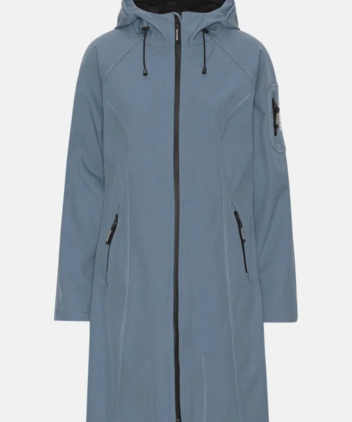 Long Soft Shell Raincoat 8211 Winter Ocean Rainwear Ilse Jacobsen Raincoats