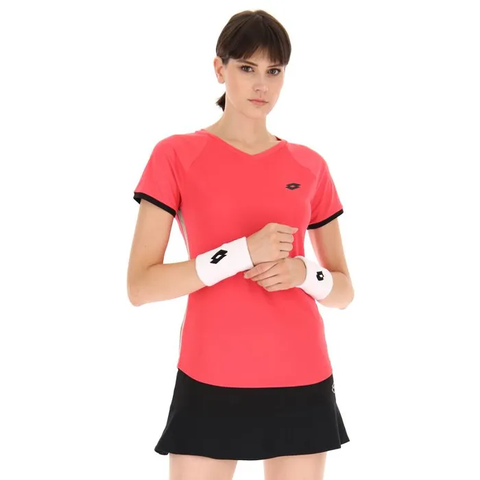 Lotto Sport TShirt WomanMan SUPERRAPIDA W VI TEE Shiny Fuchsia