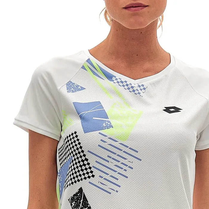 Lotto Sport TShirt WomanMan TECH W I 8211 D5 TEE Bright White Lotto Sport TShirt WomanMan TECH W I 8211 D5 TEE Bright White