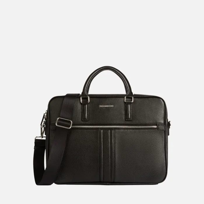 Man Geox Bags PIEVE B Men039s Black Work Bag Online Black