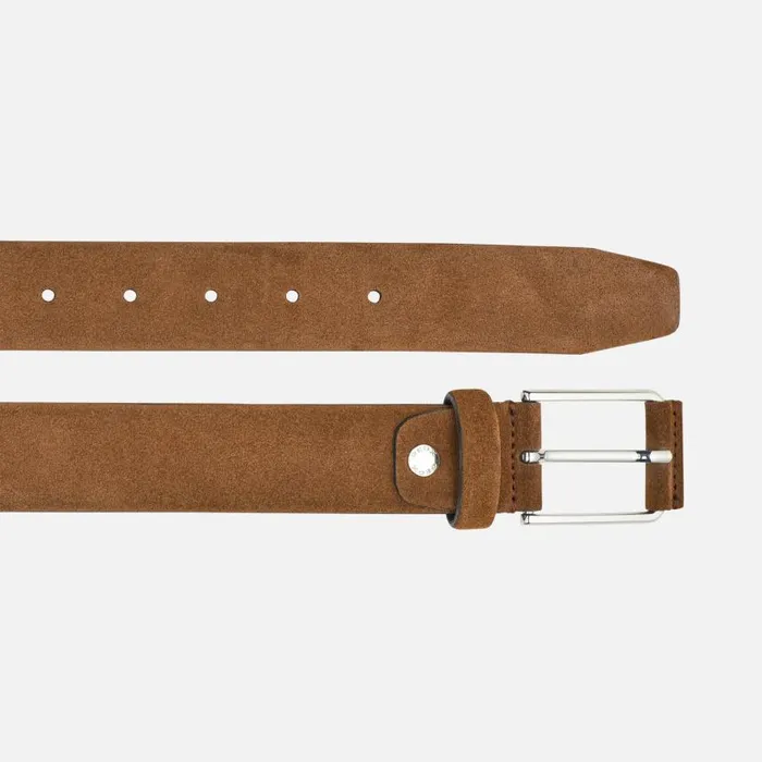 Man Geox Belts BELT MAN Dark Brown Belt Dark Brown