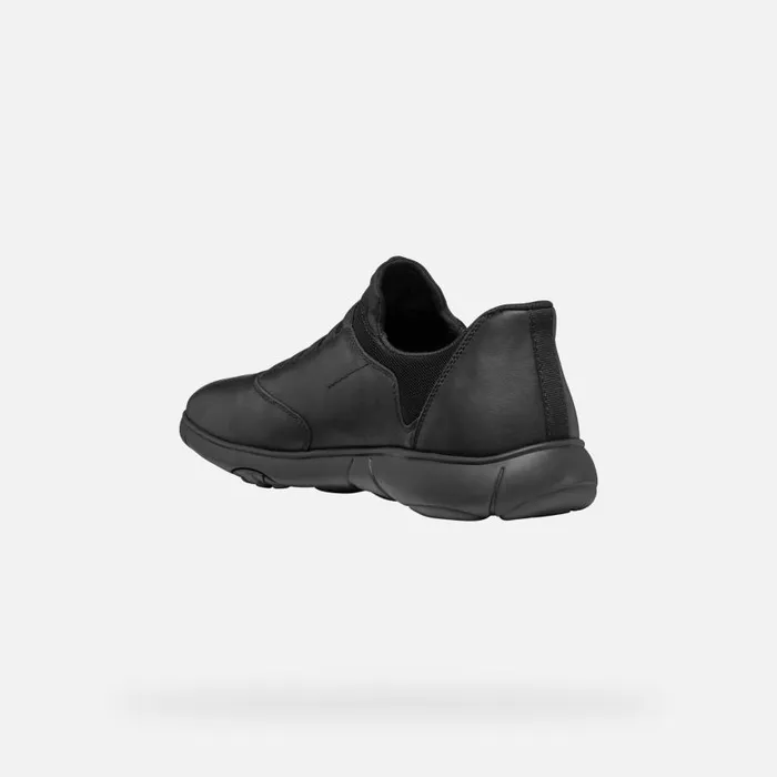 Man Geox Sneakers NEBULA 20 MAN Black Low Top Sneakers Black