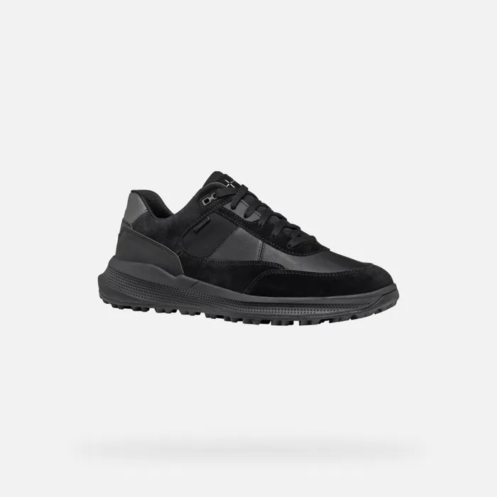 Man Geox Sneakers PG1X ABX MAN Black Waterproof Trainers Black