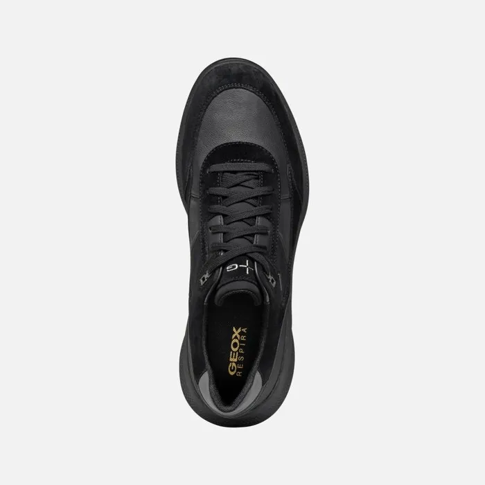 Man Geox Sneakers PG1X ABX MAN Black Waterproof Trainers Black