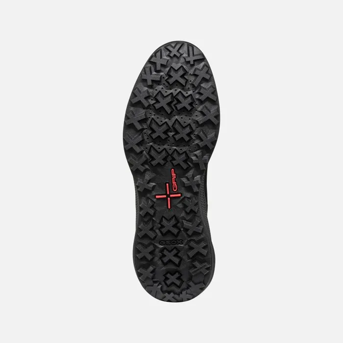 Man Geox Sneakers PG1X ABX MAN Black Waterproof Trainers Black