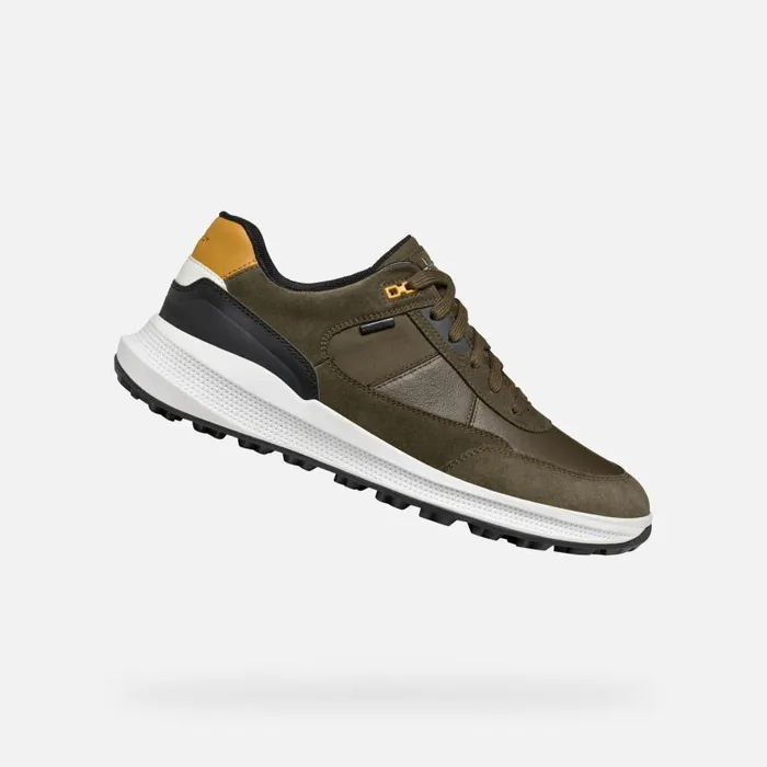 Man Geox Sneakers PG1X ABX MAN Military Waterproof Trainers Military