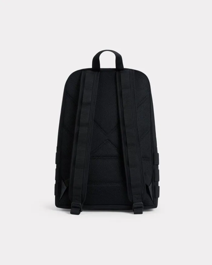 Men 039KENZO Jungle039 Backpack In Nylon Black Kenzo Bags