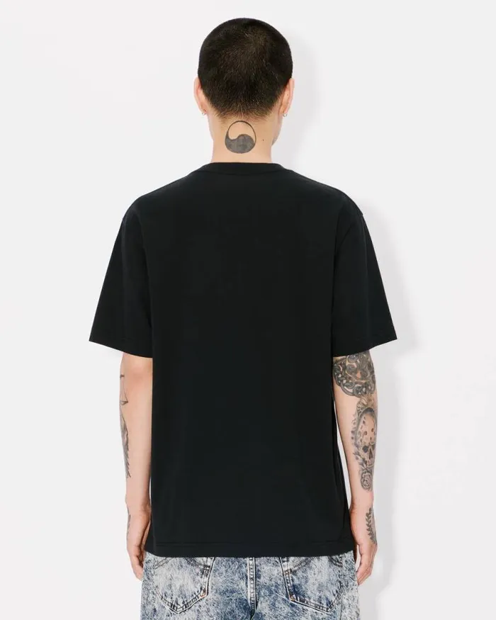 Men 039KENZO Pop039 Tshirt In Cotton Black Kenzo Tshirts And Polos