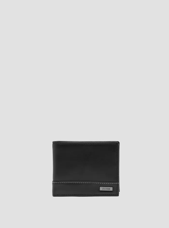 Men Bags and Wallets GUESS Black Chico Multicard Passcase