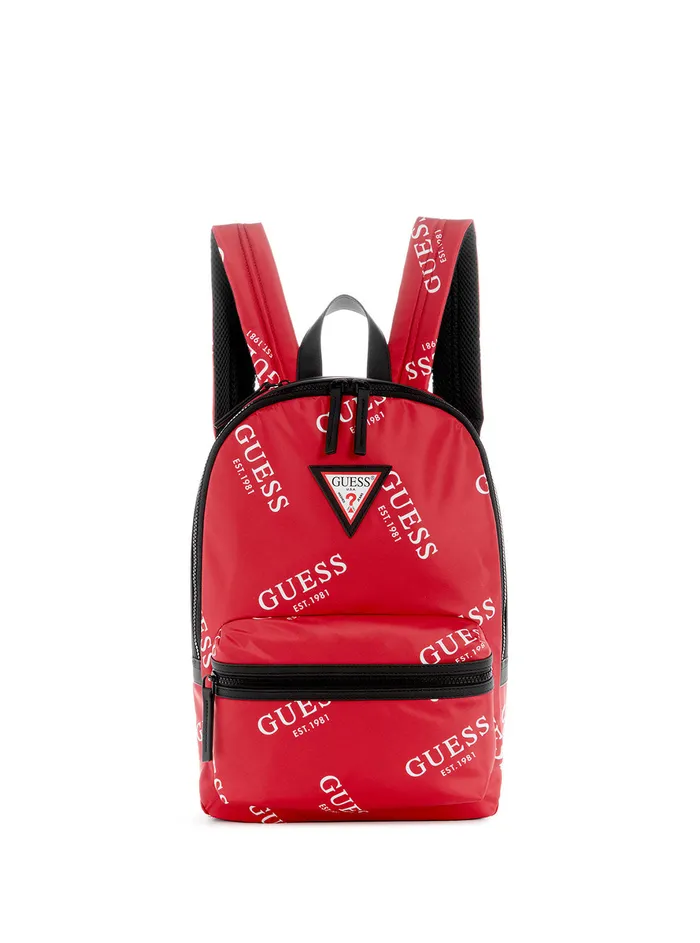 Men Bags and Wallets GUESS Red Logo Originals Backpack