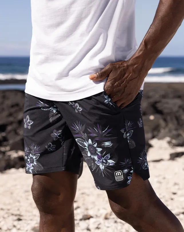 Men Boardshorts TravisMathew TIKI TIME BOARDSHORT Black