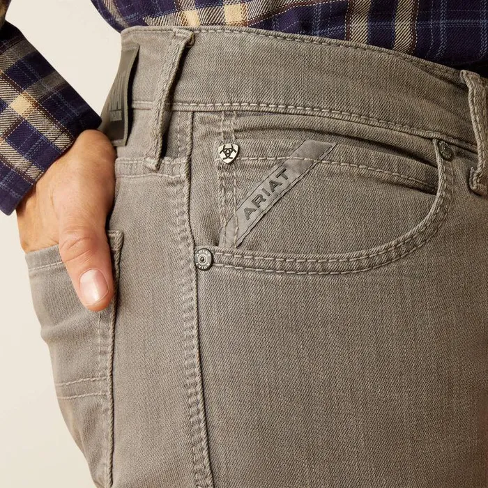 Men Denim Ariat M7 Slim Hansen Straight Leg Jeans Fossil Men Denim Ariat M7 Slim Hansen Straight Leg Jeans Fossil