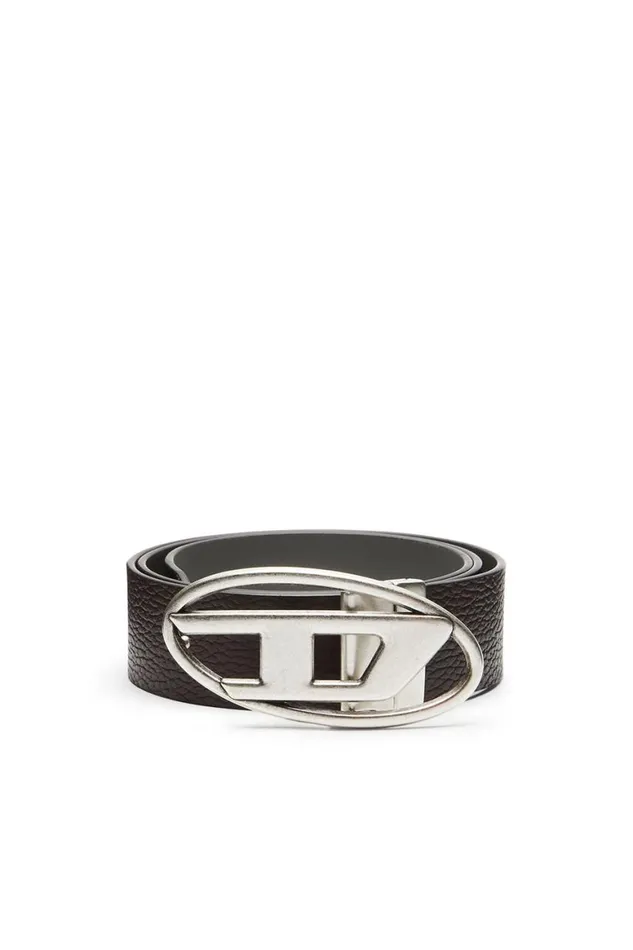 Men Diesel Belts B1DR REV II Dark Brown