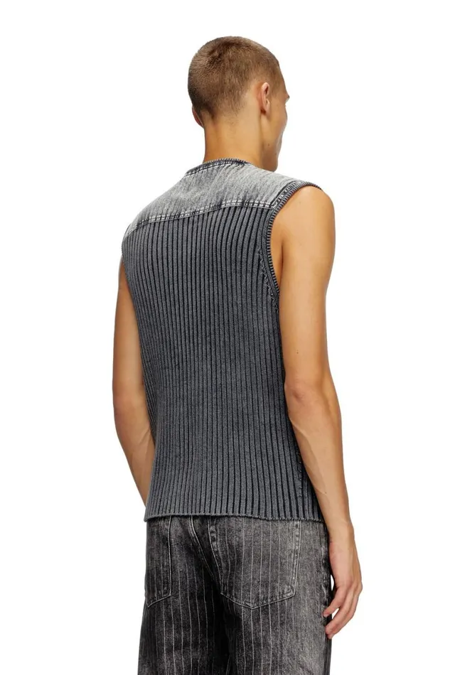 Men Diesel Knitwear KMARGIE Dark Grey Men Diesel Knitwear KMARGIE Dark Grey